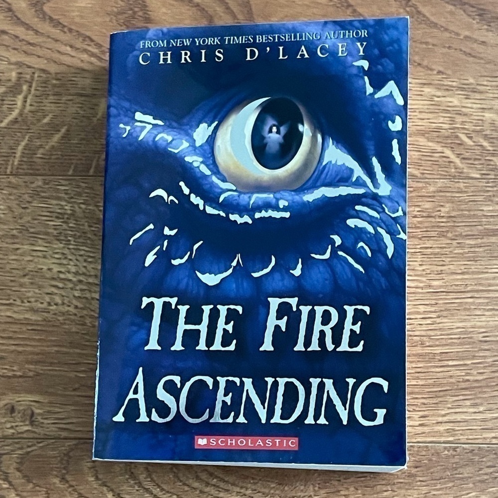 The Fire Ascending by: Chris D’Lacey paperback book
